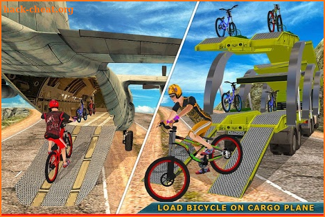 BMX Bicycle Transporter Grand Truck: Cycle Games screenshot
