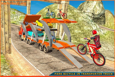 BMX Bicycle Transporter Grand Truck: Cycle Games screenshot