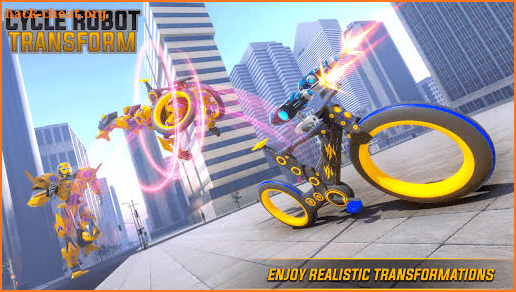 BMX Cycle Robot Game: Robot Transforming Games screenshot