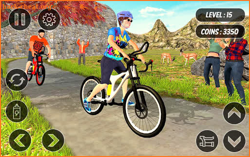 BMX Mountain Climb – MTB Hill & Bicycle Racing screenshot