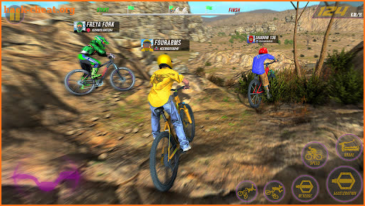 BMX Offroad Bicycle Stunt Race screenshot