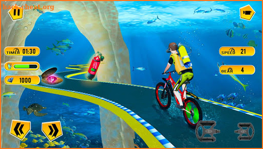 BMX Stunts Water Racer screenshot