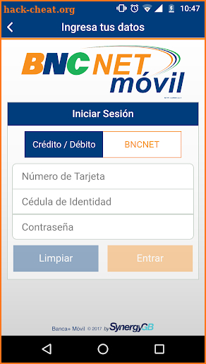 BNCNET Móvil screenshot