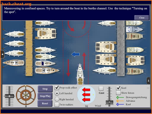 Boat Docking Simulation screenshot
