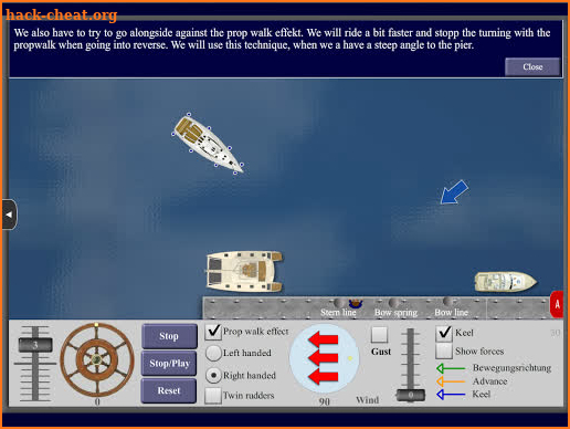 Boat Docking Simulation screenshot