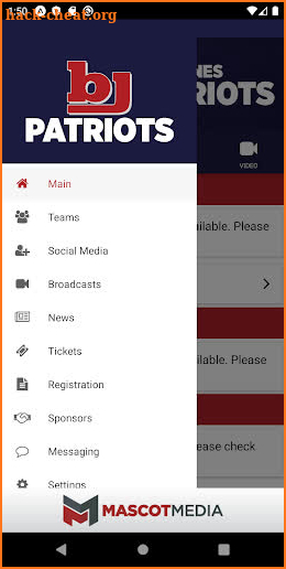 Bob Jones Patriots Athletics screenshot