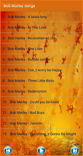 Bob Marley Songs screenshot
