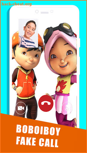 Boboi Boy Video Call & Chat Simulation screenshot