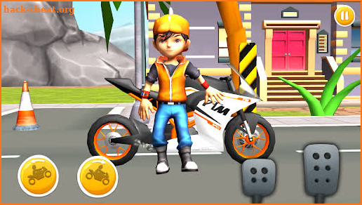 BoboiBoy Motorcycle Game 3D screenshot