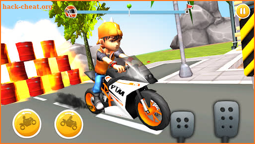 BoboiBoy Motorcycle Game 3D screenshot