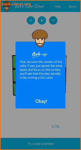 Bob's Cube Solver screenshot