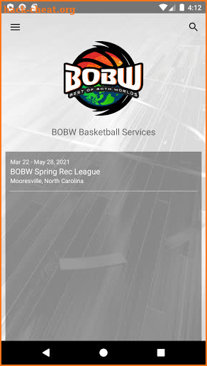 BOBW Basketball Services screenshot