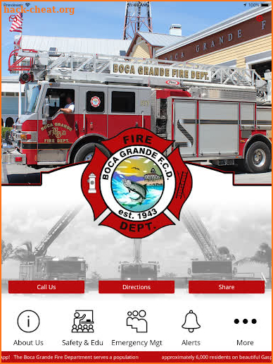 Boca Grande Fire Department screenshot