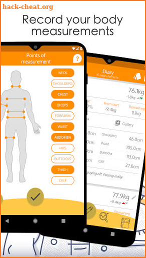 Body Diary — Weight Loss Tracker with Measures screenshot