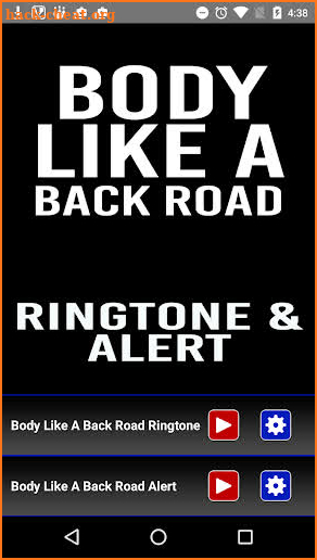 Body Like A Back Road Ringtone screenshot