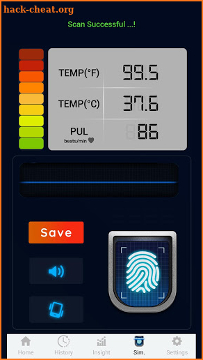 Body Temperature Check Diary:  Super Thermometer screenshot