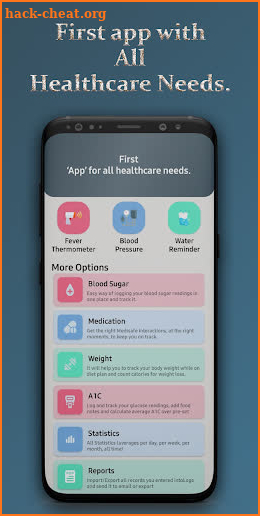 Body Temperature Fever App screenshot