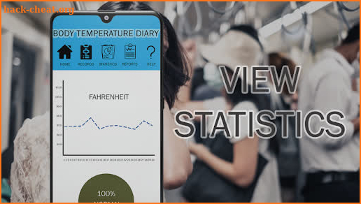 Body Temperature : Fever History Thermometer Diary screenshot