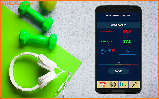 Body Temperature Fever Test : Health Checker Diary screenshot