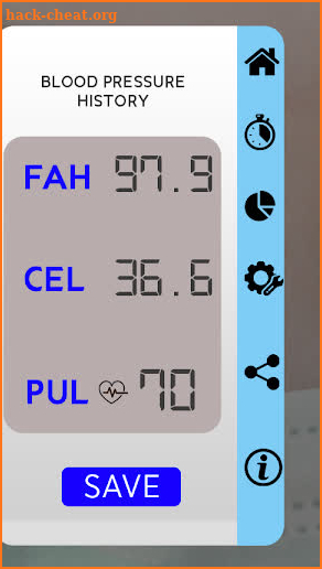 Body Temperature Records : Fever Diary Thermometer screenshot