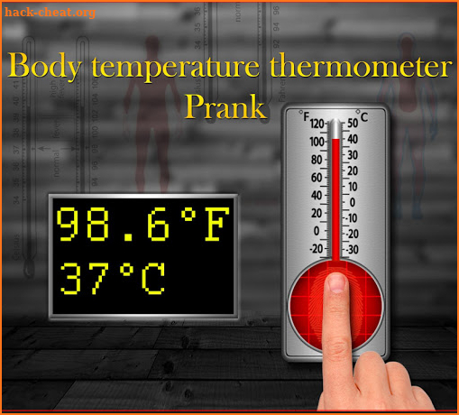 Body Temperature Scanner: thermometer simulator screenshot