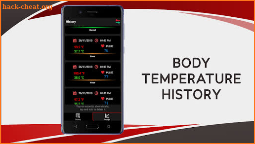 Body Temperature Test: Fever Control Checker Diary screenshot