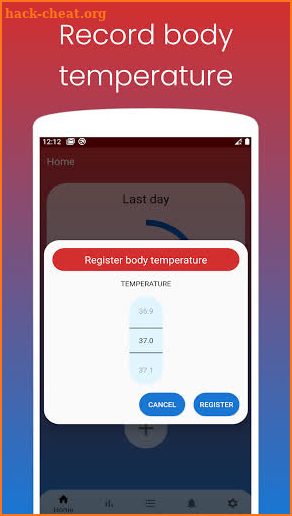 Body Temperature Tracker screenshot