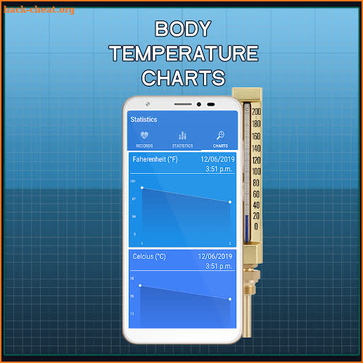 Body Temperature Tracker : Fever History Diary App screenshot