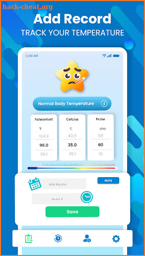 Body Temperature・Fever Monitor screenshot