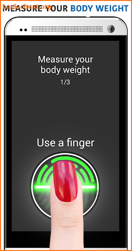 Body Weight Fingerprint Scanner screenshot