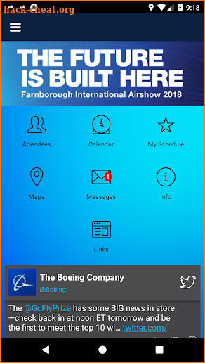 Boeing Events screenshot