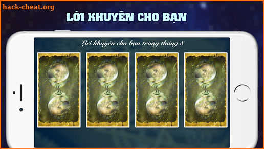 Bói bài tarot may mắn hàng tháng screenshot