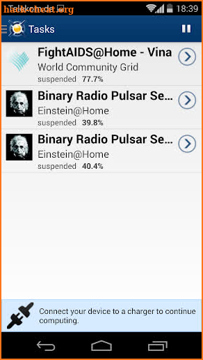 BOINC screenshot