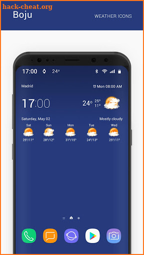 Boju weather icons screenshot