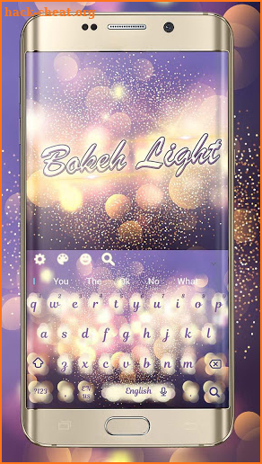 Bokeh Light Keyboard Theme screenshot