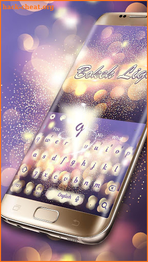 Bokeh Light Keyboard Theme screenshot
