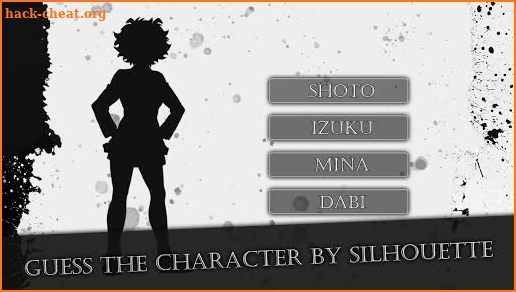 Boku Anime Quiz no Hero Academia Characters screenshot