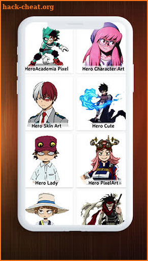Boku No Hero Academia Color By Number Pixel Art screenshot
