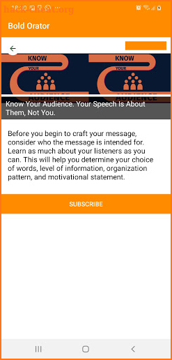 Bold Orator screenshot
