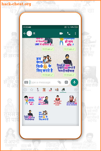 bollywood stickers for whatsapp - wastickerapps screenshot