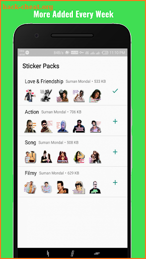 Bollywood Whatsapp Sticker - WAStickerApps screenshot