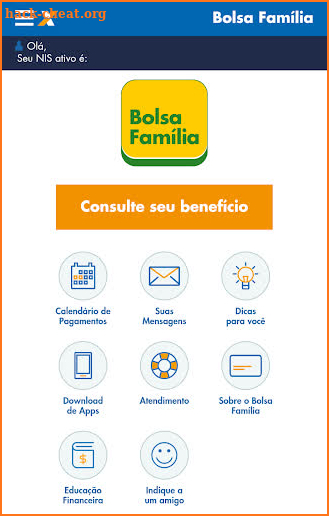 Bolsa Família CAIXA screenshot