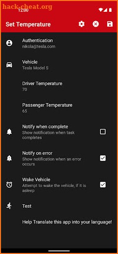 Bolt for Tesla - Tasker Automation for your Tesla screenshot