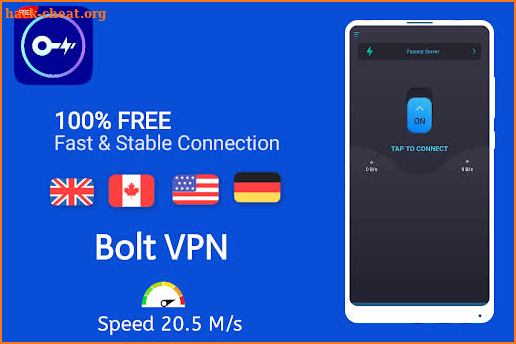 Bolt VPN - Fast & Free Unlimited VPN screenshot