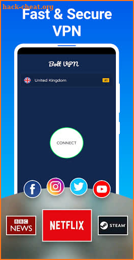 Bolt VPN - Fast & Free Unlimited VPN screenshot