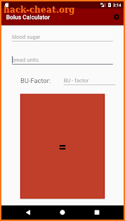 Bolus Calculator screenshot