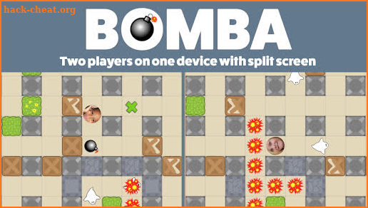 Bomba - 2 player split-screen screenshot