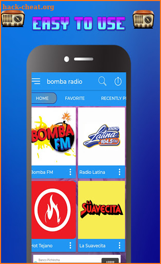 Bomba Radio 104.5 FM Radio Station screenshot