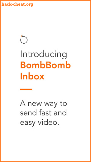 BombBomb Inbox screenshot