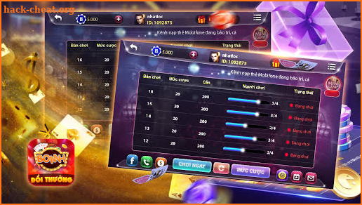 BomH Game Bai Doi Thuong - Ban Ca Online screenshot